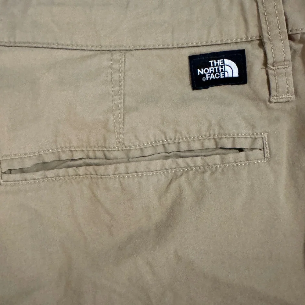 The North Face Horizon Utility Shorts Cotton Nylon Tan Khaki Mens 34 Casual‎